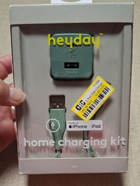 New heyday Green Home Charging Kit — USB-A Cable & Wall Charger